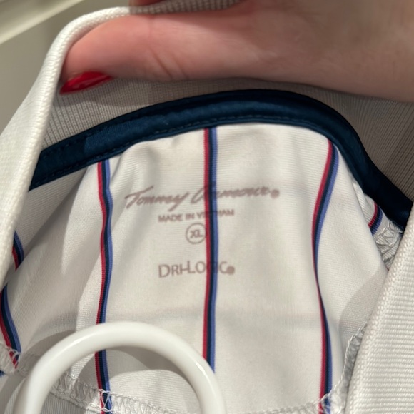 Striped White and Purple Men's Shirt - Picture 3 of 3